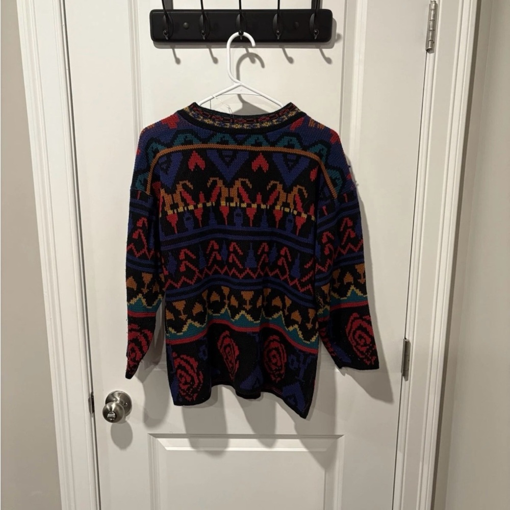 Vintage Croquet Club Pullover Sweater 80s Size M